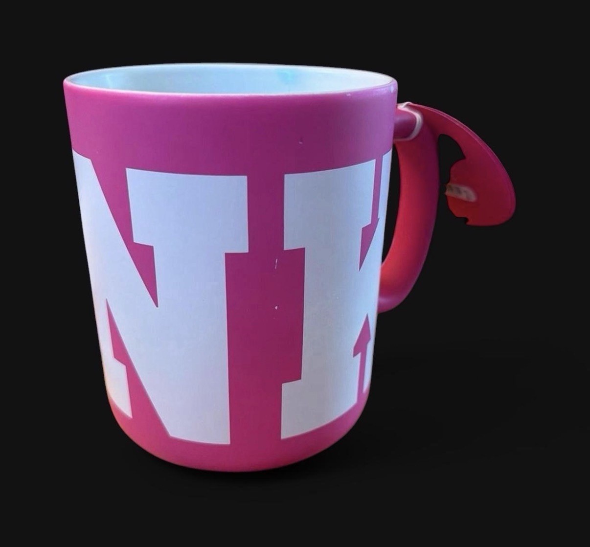 Victoria’s Secret PINK Logo Letters Pink & White Ceramic Coffee Mug 11 fl oz