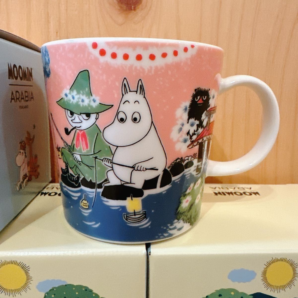Set of 2 Arabia Moomin Mug 0.3L Simple Joy Two types Set Japan Limited Edition