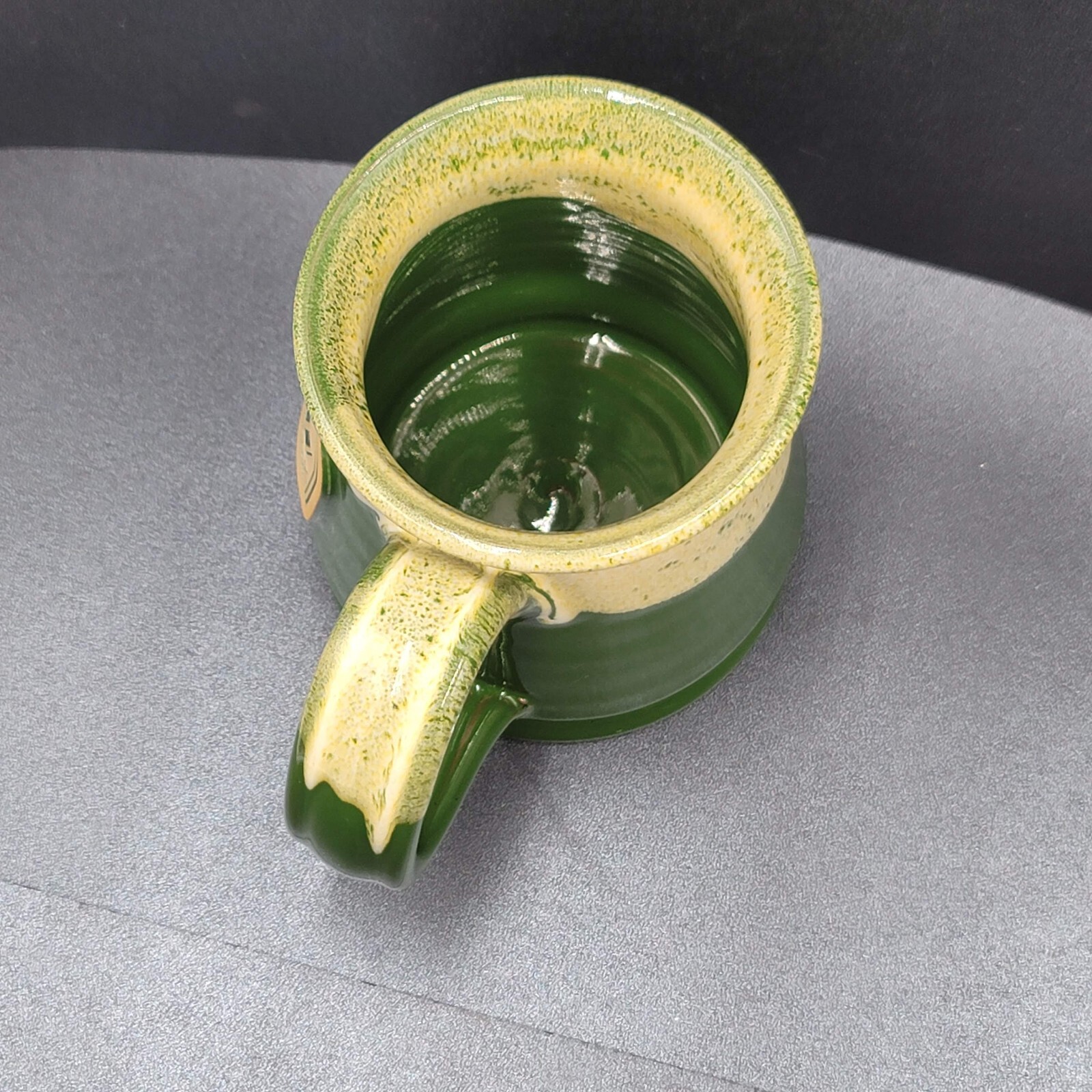 Deenen Green Drip Glaze Coffee Mug HOPZOIL Whitefish, Montana