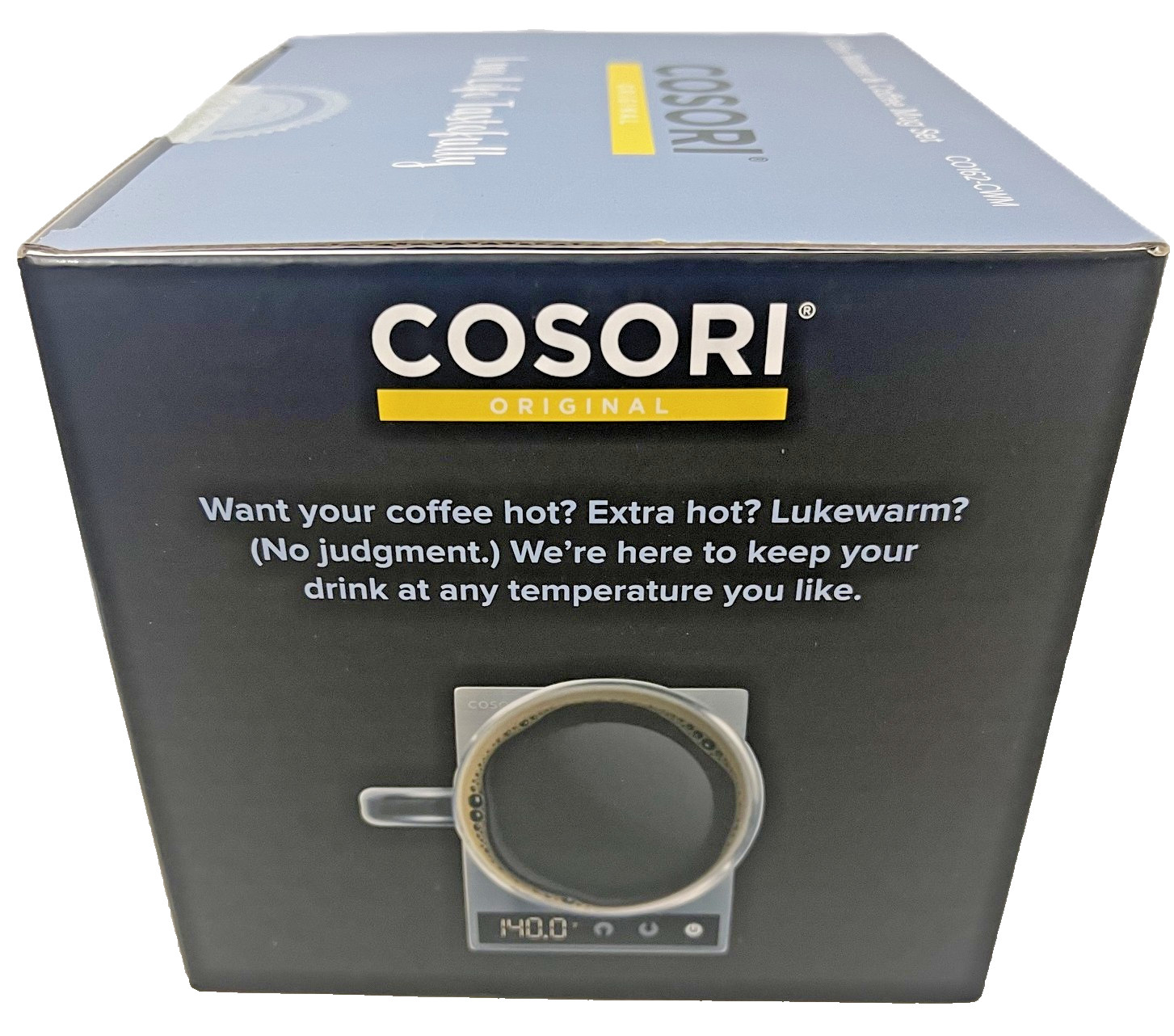 Consori Original Spill Resistant Coffee Mug & Warmer Set CO162-CWM NEW