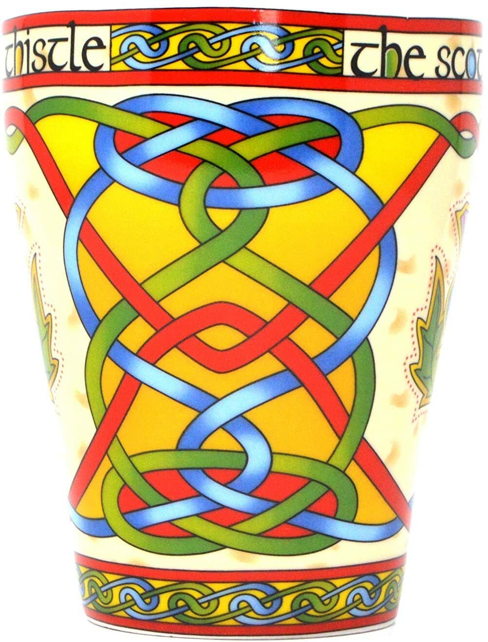 Royal Tara The Scottish Thistle Mug Celtic Weave Tea Cup Coffe Mug 13 fl oz