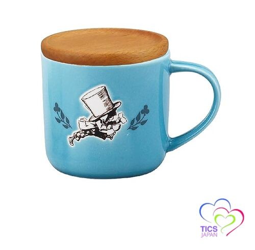 Macmillan Alice ALC23-11C Mug Approx. 11.8 fl oz (350 ml) Wooden Coaster