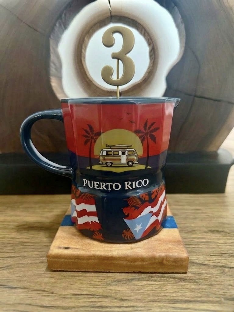 Taza Greca Puerto Rico | Choose 1 of 8 Designs | Greca Coffee Mug