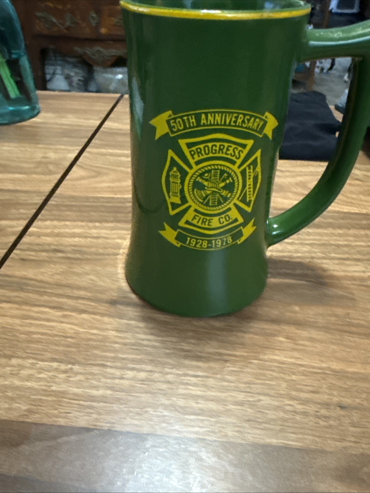 1978 Progress 50 Anniversary Fire Dept Beer Stein