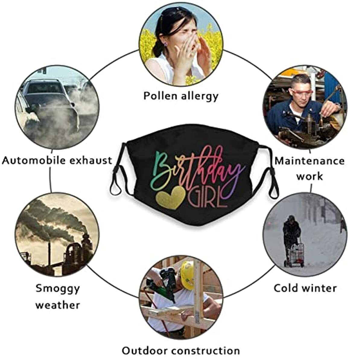 Yanghl Birthday Gifts for Her Birthday Mask for Women Men Queen King Gift Idea 4