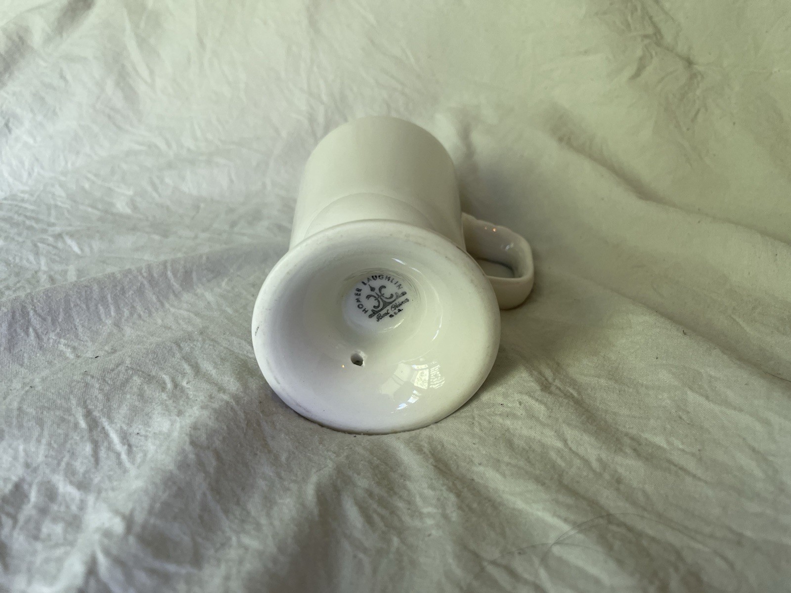 White Ceramic Pedestal Mug 8 fl oz