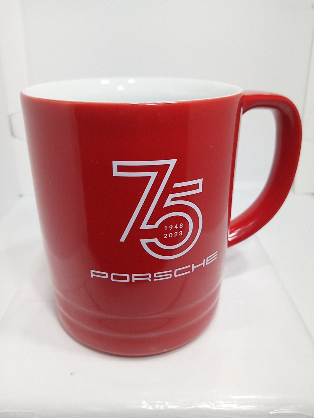 SPORTS CAR 75TH ANNIVERSARY MUG. SPORTS CAR COFFEE MUG. SPORTS CAR CO. MUG B402
