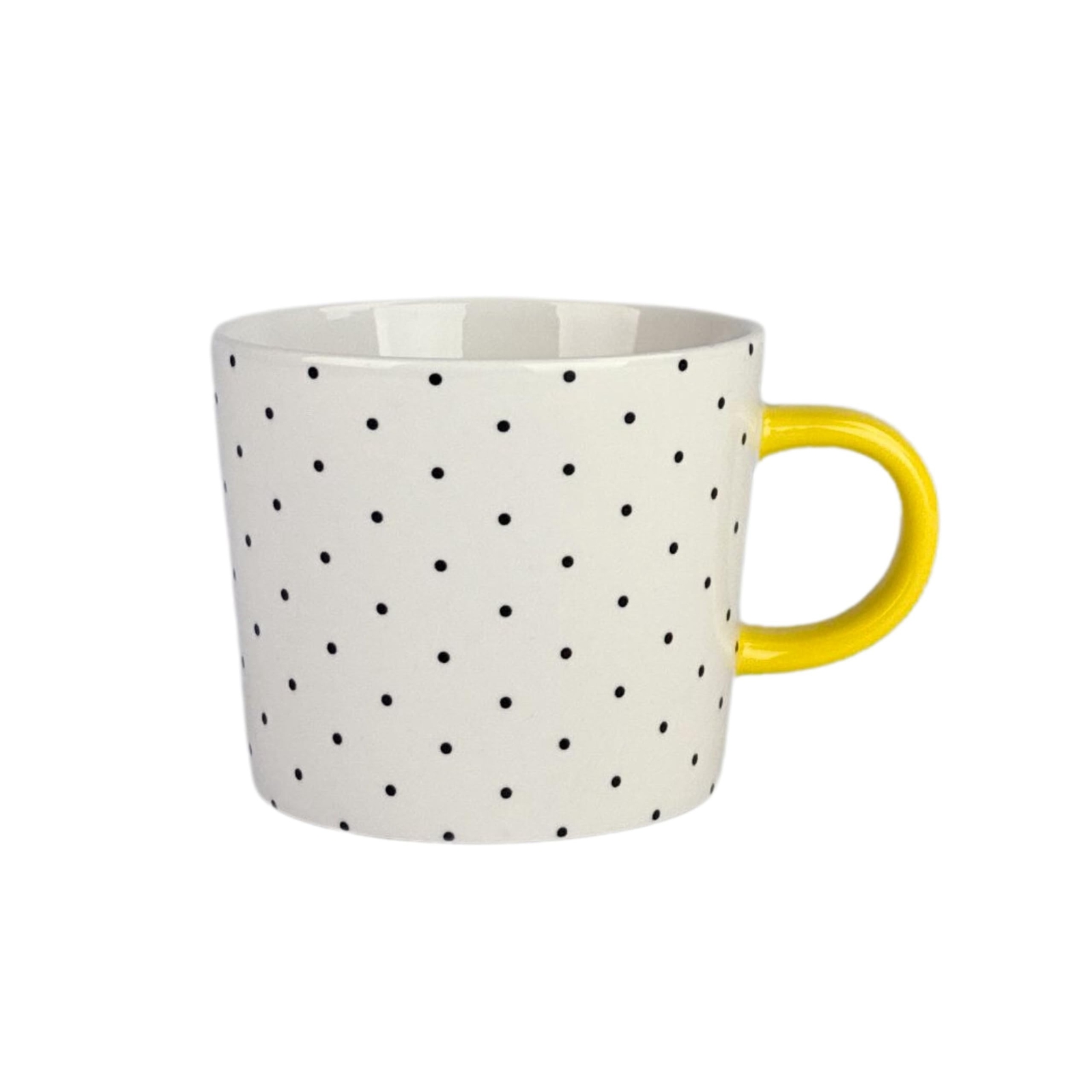 10 Strawberry Street Set of 4 Oogle Polka Dot Mug 13 fl oz, Assorted Bright C…