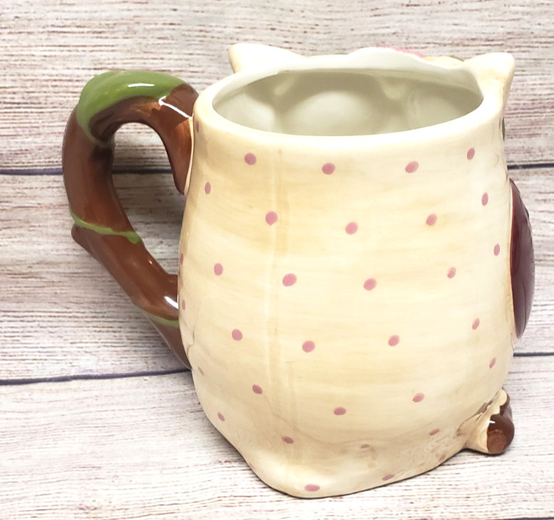 Pier One Imports Mug Owl ~OLLI THE OWL~ CUTE!! Extra large 20oz HAND PAINTED!