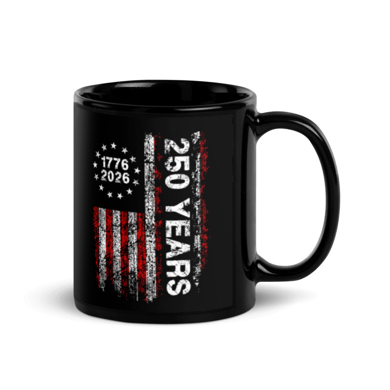 Retro 250 Years 1776-2026 America 250th Anniversary Patriotic 4Th Of July Mug
