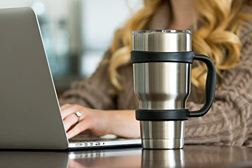 30 oz Tumbler Handle – Available For 30 oz YETI Tumbler, OZARK TRAIL Tumbler,…