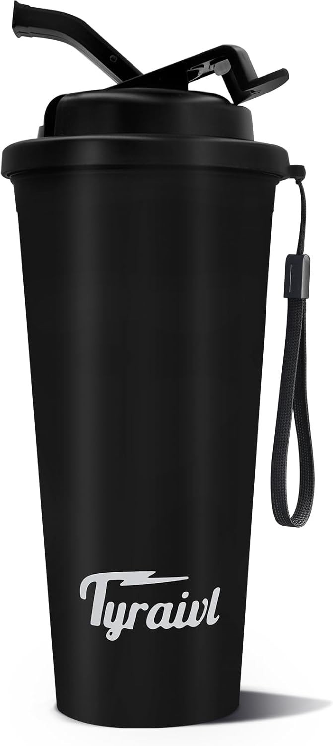 Tyraivl 2-in-1 Loud Whistle Cup for Sports Fans | 23 Oz Reusable Fun Water Bo…