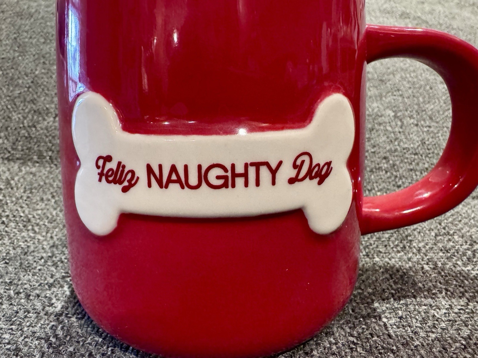 Feliz Naughty Dog Holiday Mug