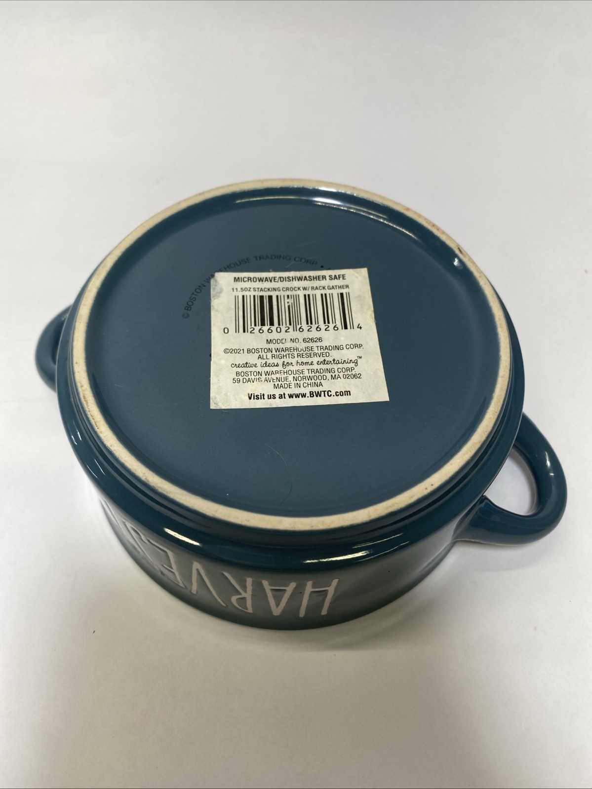 Boston Warehouse Stacked 4.25” Cereal/Soup Bowls In Rack Fall Colors-Gently Used