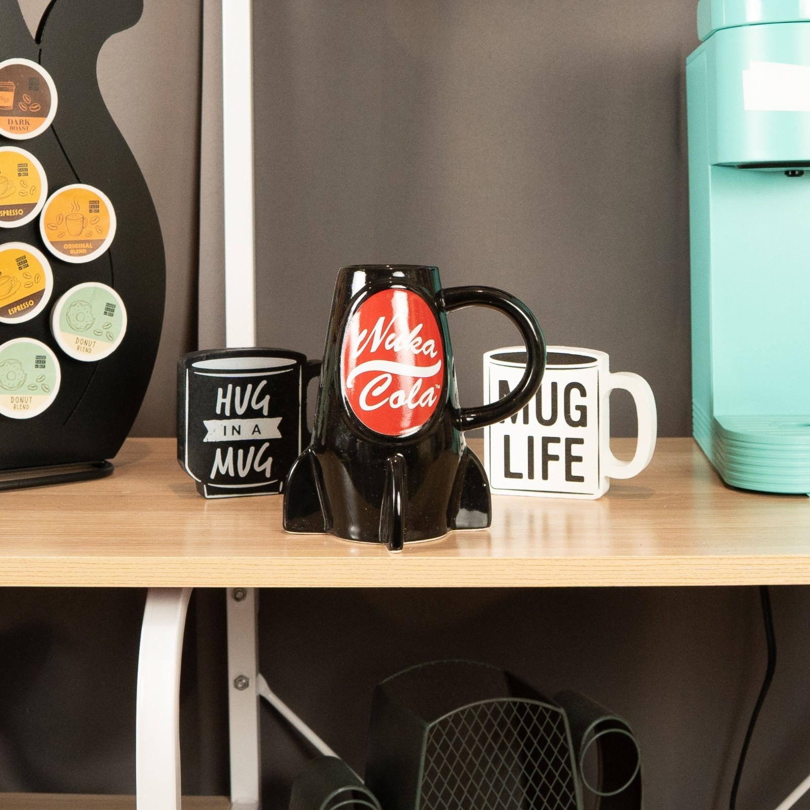 Fallout Nuka Cola Rocket Mug Gaming Collectible Ceramic Coffee Cup Gift