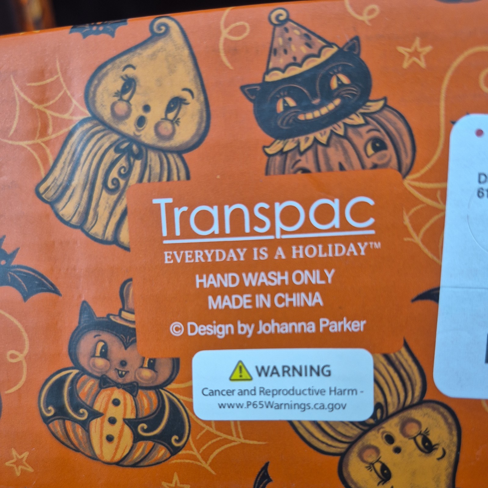 Johanna Parker Halloween Mr & Mrs Bat set salt and pepper fall 2026 new in box