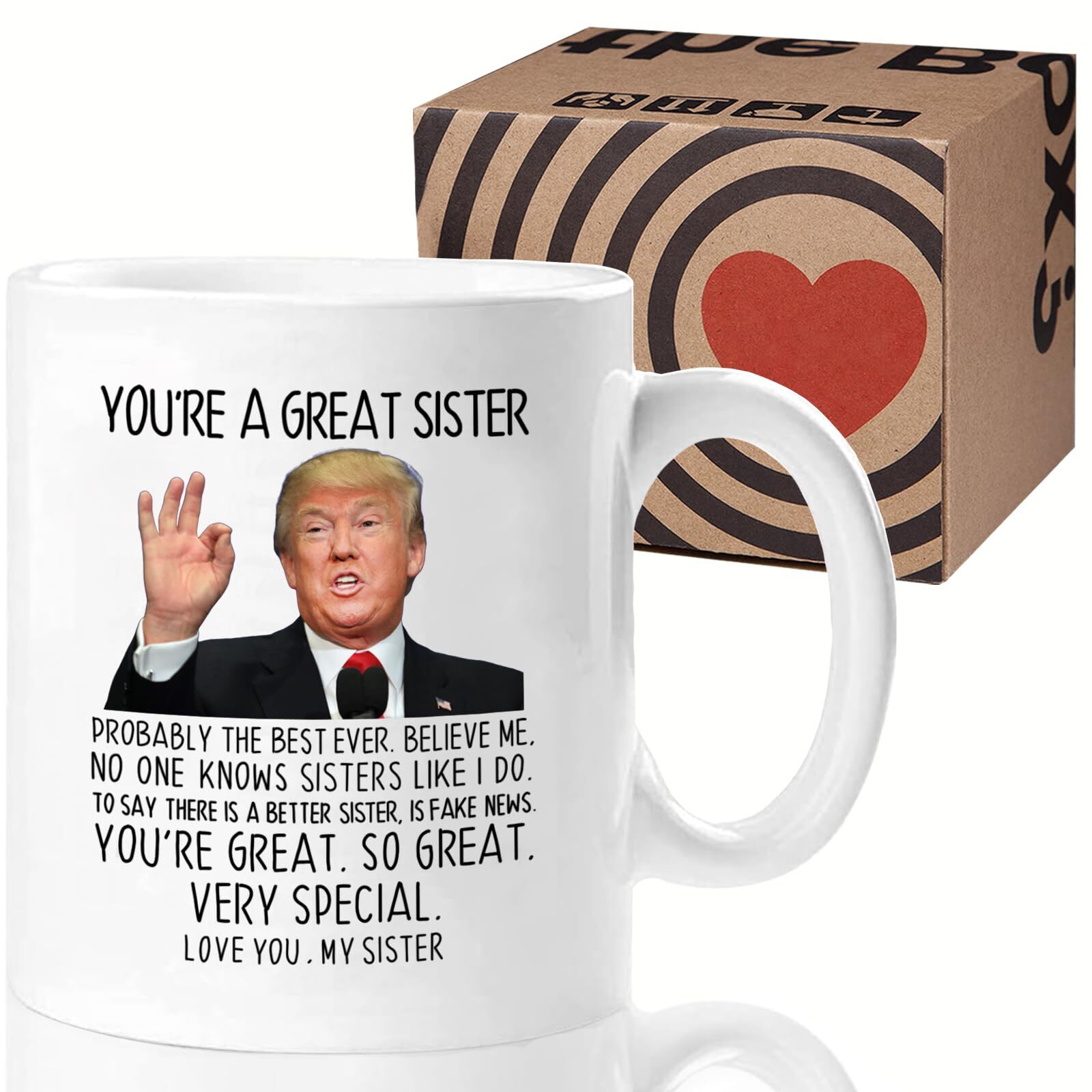 You’re A Great Sister Mug Funny Sister Gifts From Sister Brother Sister Birthday