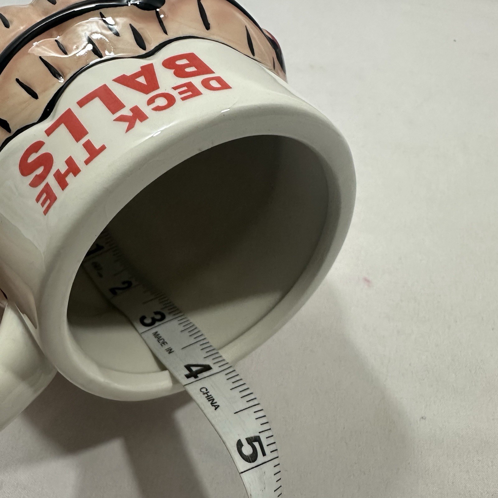 Deck The Balls Christmas Coffee Mug Holiday Ceramic Funny Adult Novelty Gift