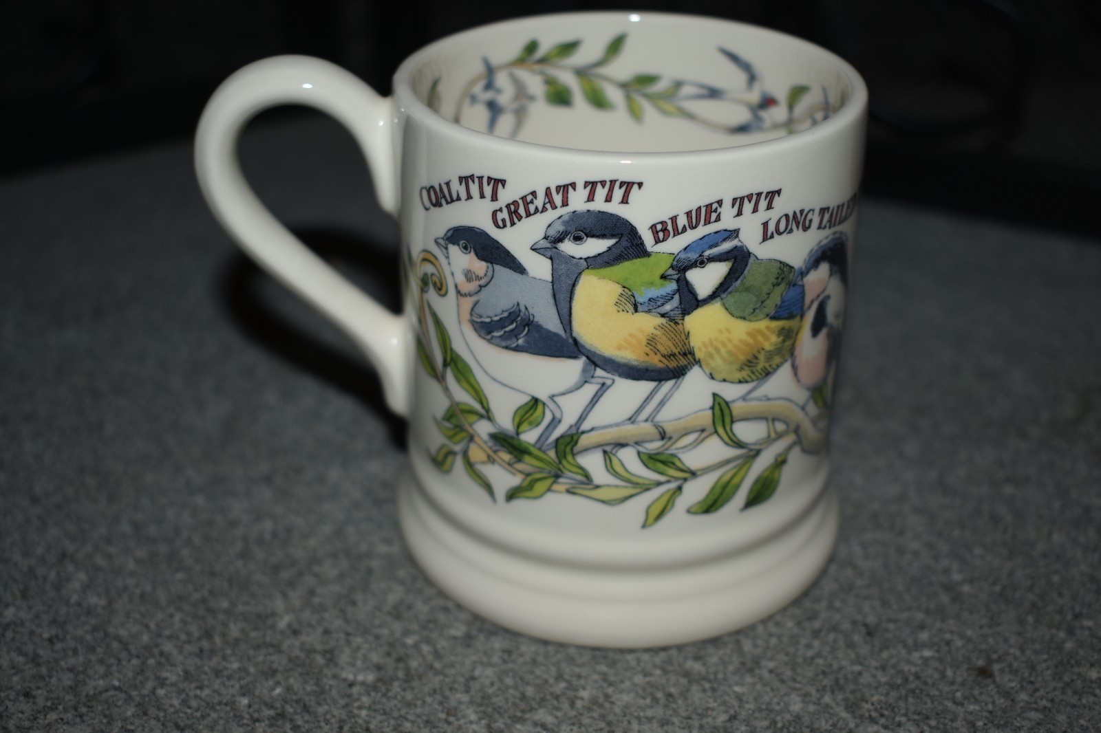EMMA BRIDGEWATER GARDEN BIRDS 1/2 Pint Mug ENGLAND