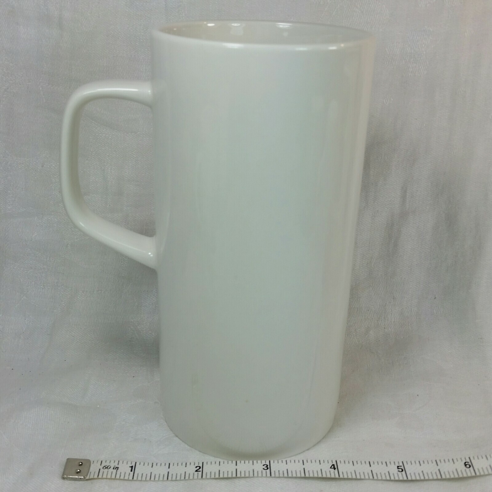 Charming Charlie MUG “I Can’t Adult Today” White Blue Gold Tall Ceramic 16oz Cup