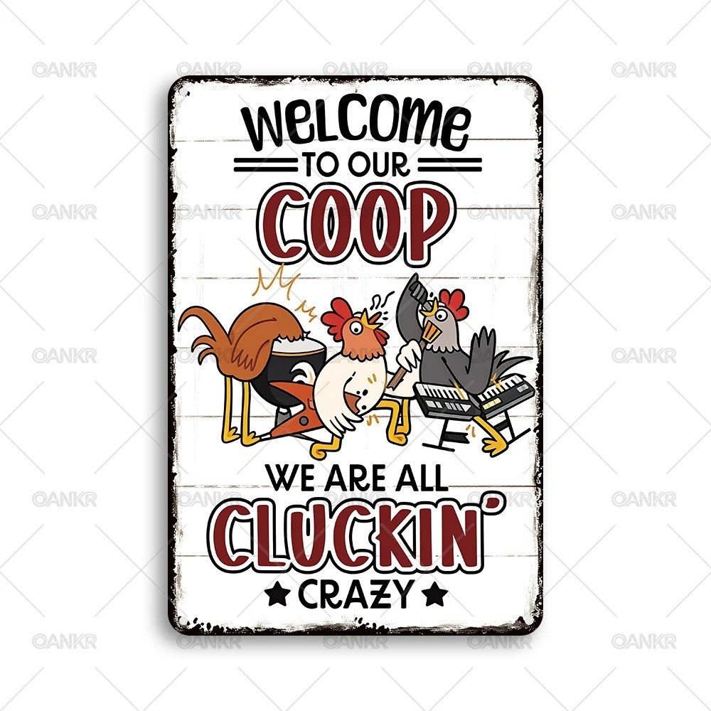 Funny Chicken Gift Tin “I’m Going to Let God Fix It” Christian Gift Chicken