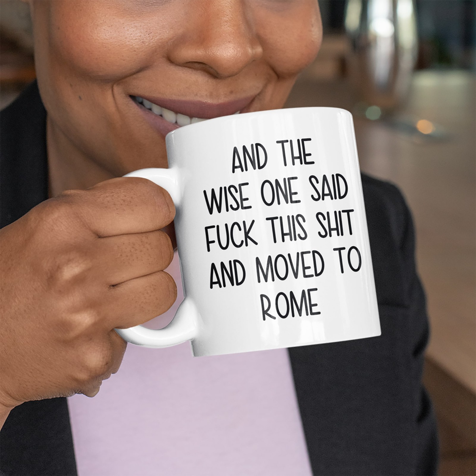 Funny Rome Mug Moving To Rome Gift Italy Coffee Mug Relocation Gift