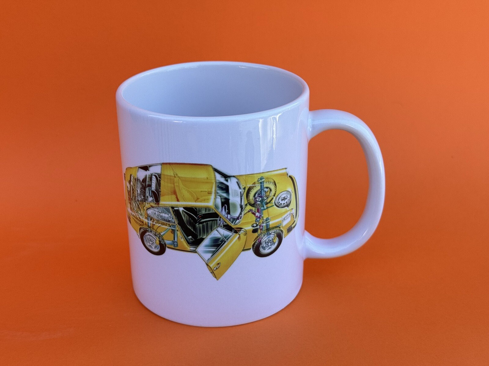 1 x Ceramic 11oz Coffee Tea Mug, Porsche 911