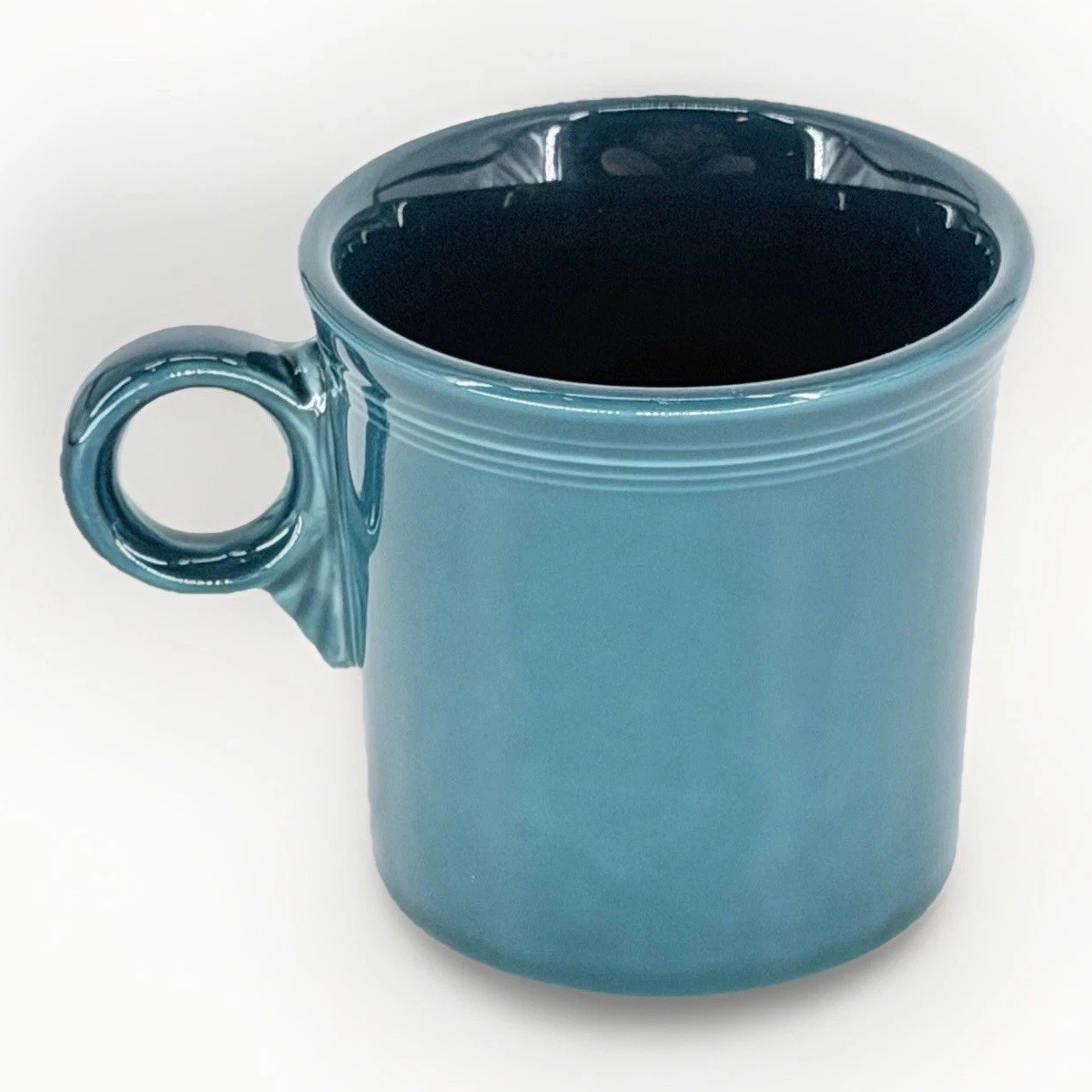 Fiesta Classic Ring Handle Mug 10.25 oz Fiestaware Cup Blue Teal Turquoise