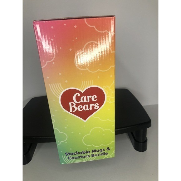 Care Bears Stackable Mug & Coaster Bundle | 2 Mugs & Stackers | New in Box