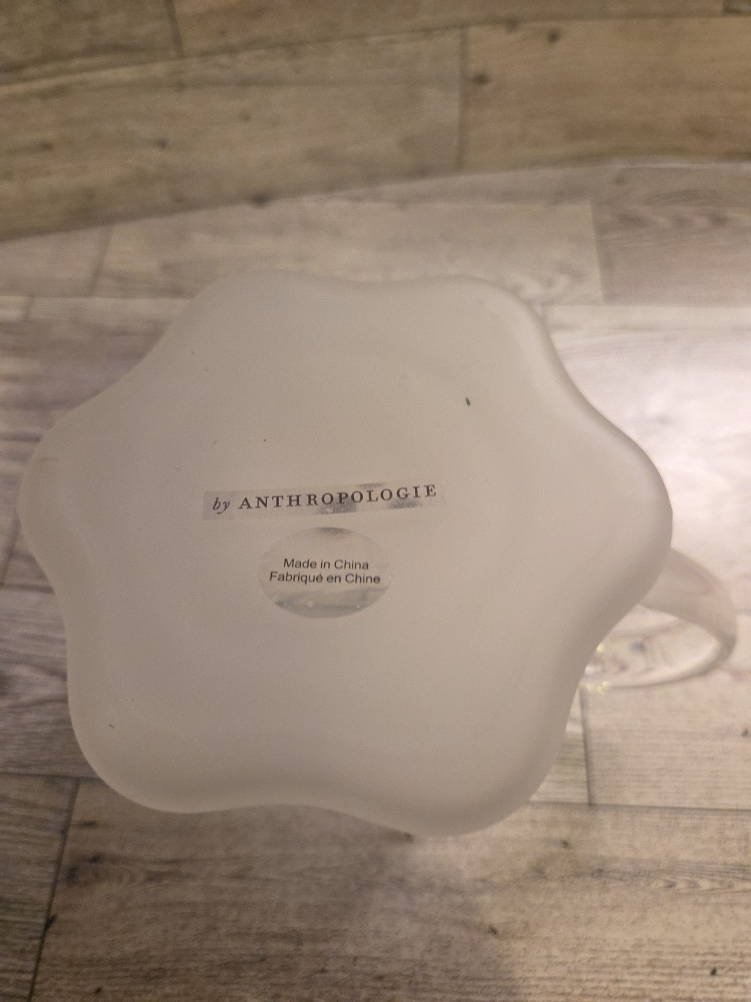 Anthropologie Ghost Borosilicate Glass Mug New