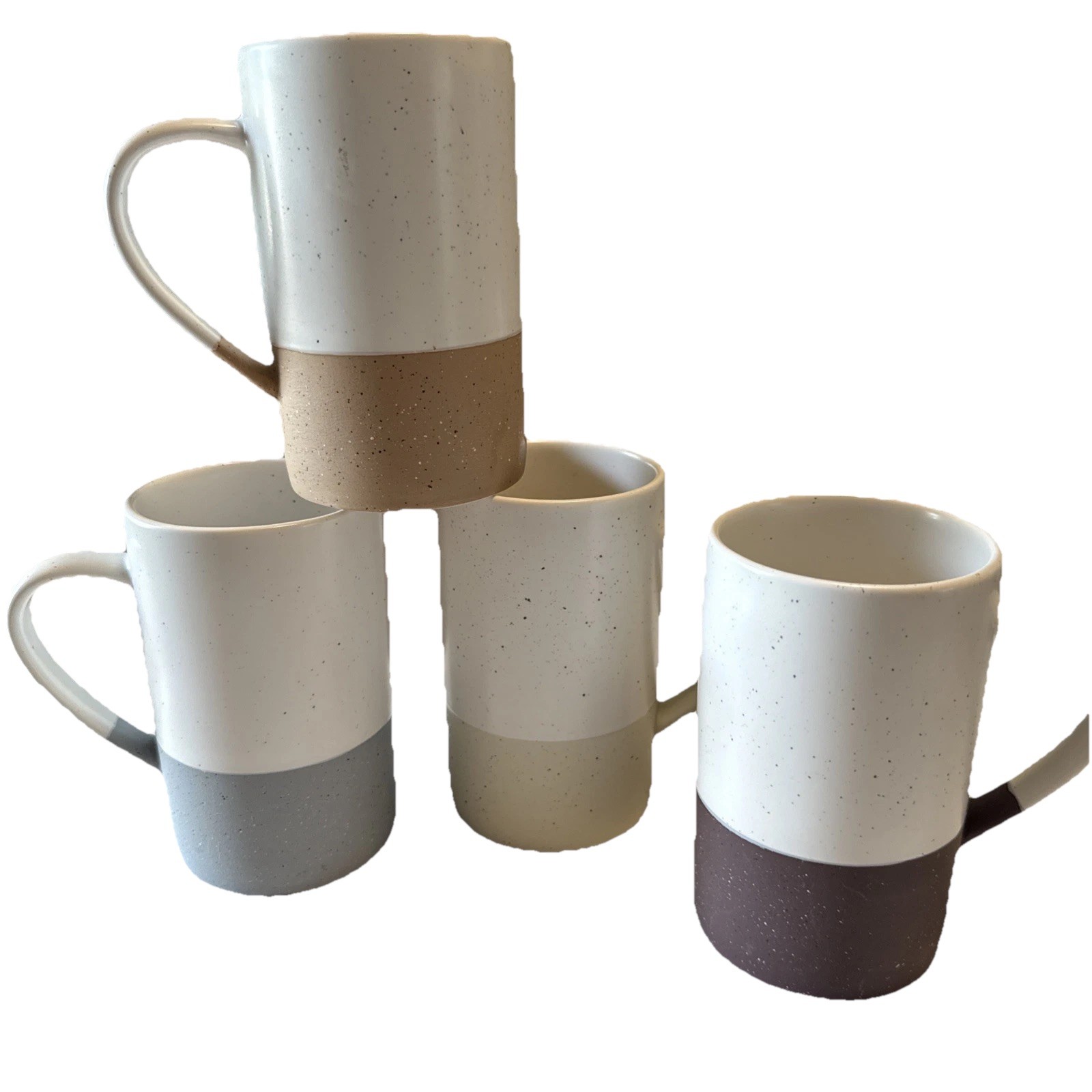 SET OF 4 Mora Ceramic 12oz Coffee Mugs Tea Cups with Handle Lead free NICE