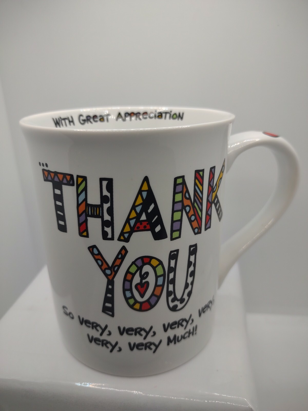 THANK YOU WITH GREAT APPRECIATION COFFEE MUG COFFEE TEA CUP Art Deco Mug B187