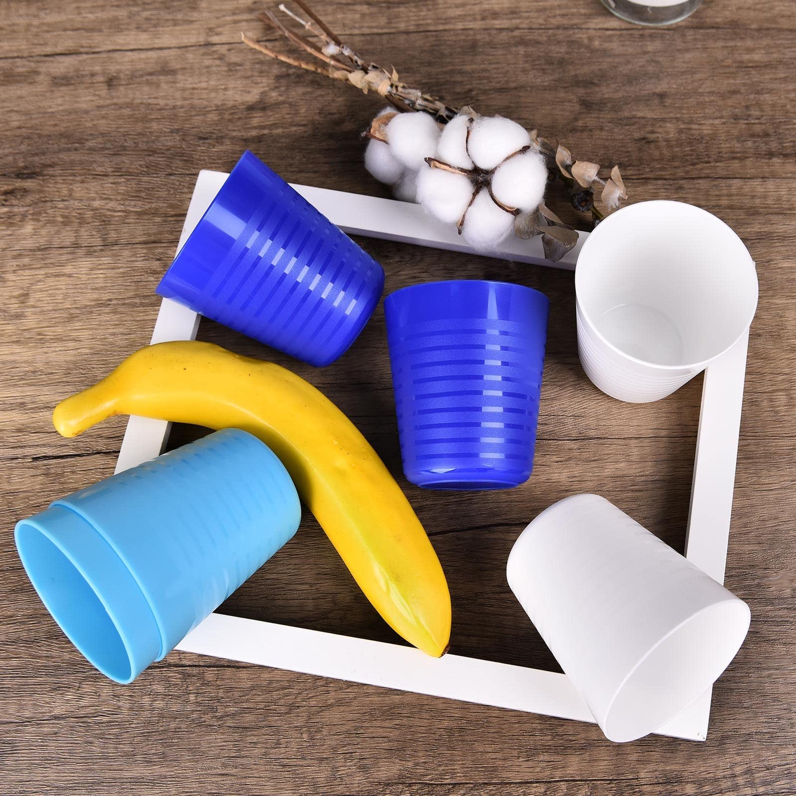 fulong Eco-friendly Unbreakable BPA Free Dishwasher Safe Plastic Drinking Cup…