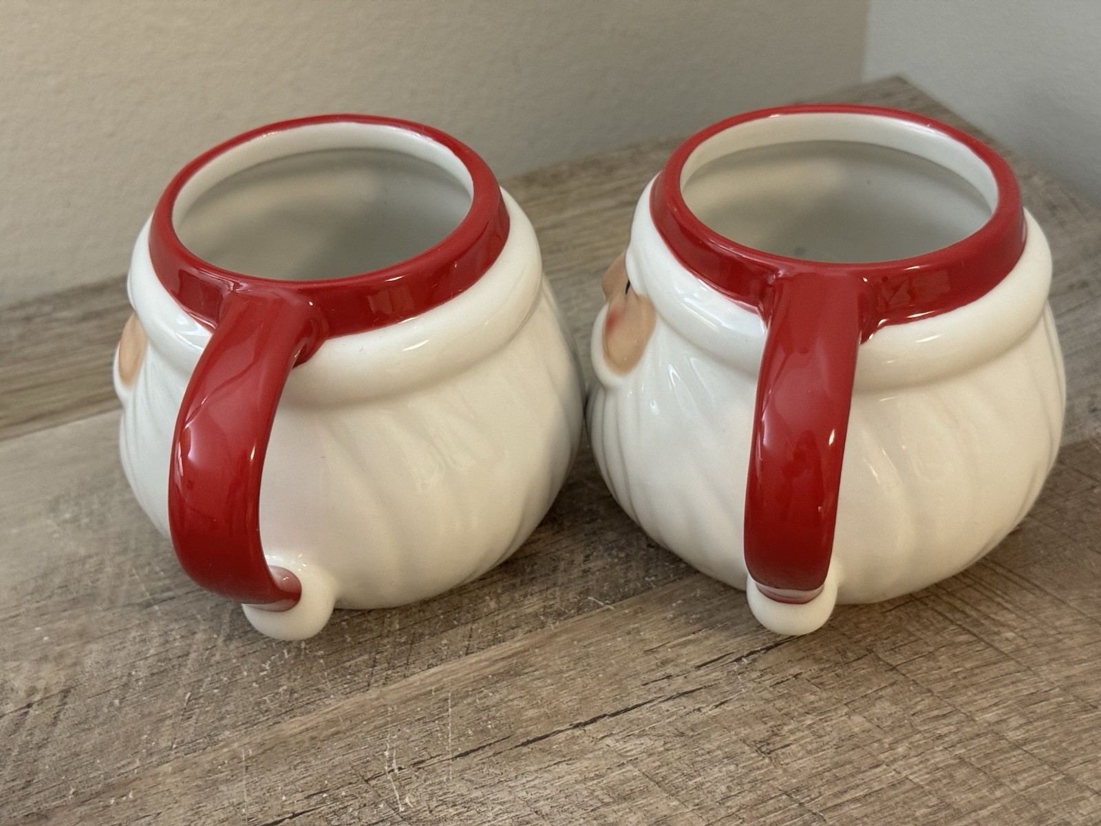 Santa Mugs 2024 Christmas Coffee Hot Chocolate Cup Holiday Mug Set Of 2