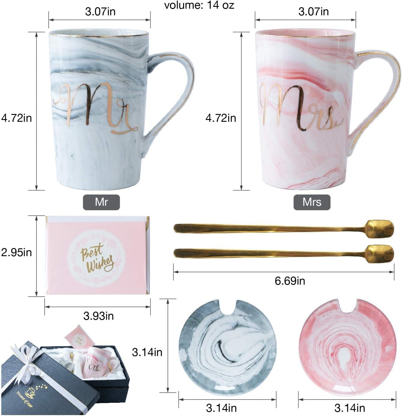 Wedding Gifts for Bride and Groom, Gifts for Bridal Shower Engagement Wedding…