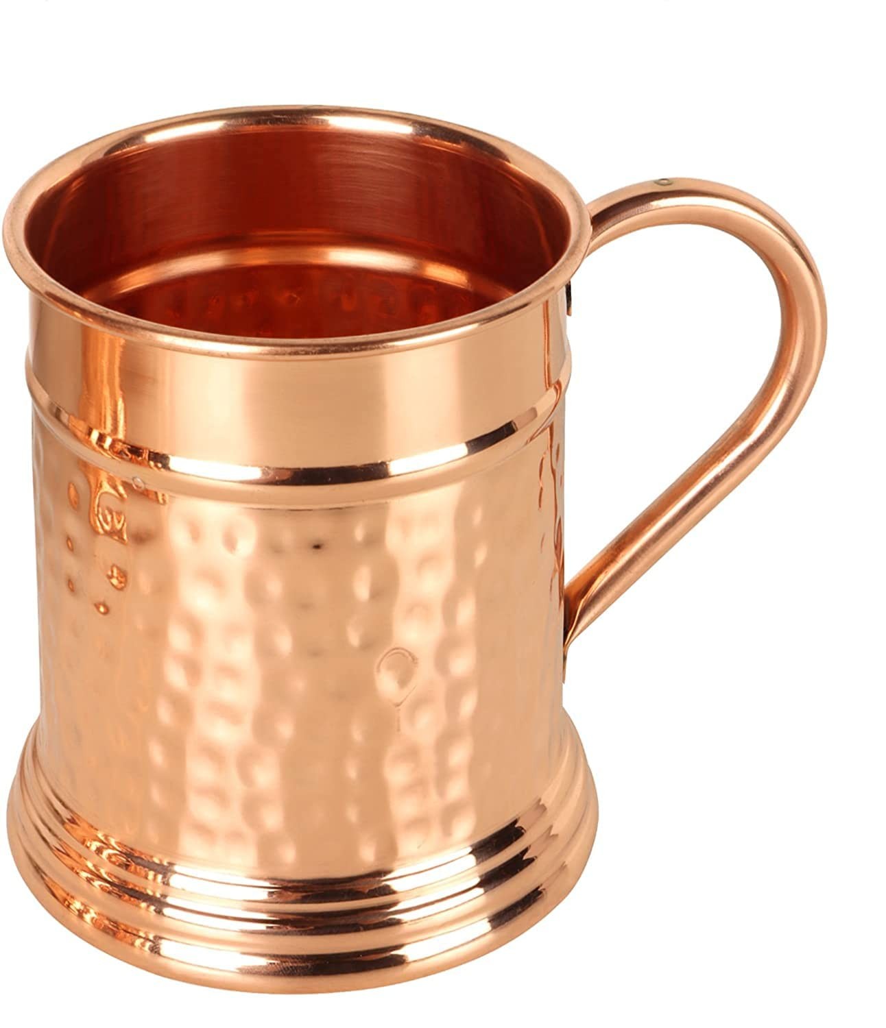 JYPR Hammered Moscow Mule Copper Mug | Handcrafted 100% 22 Ounces,