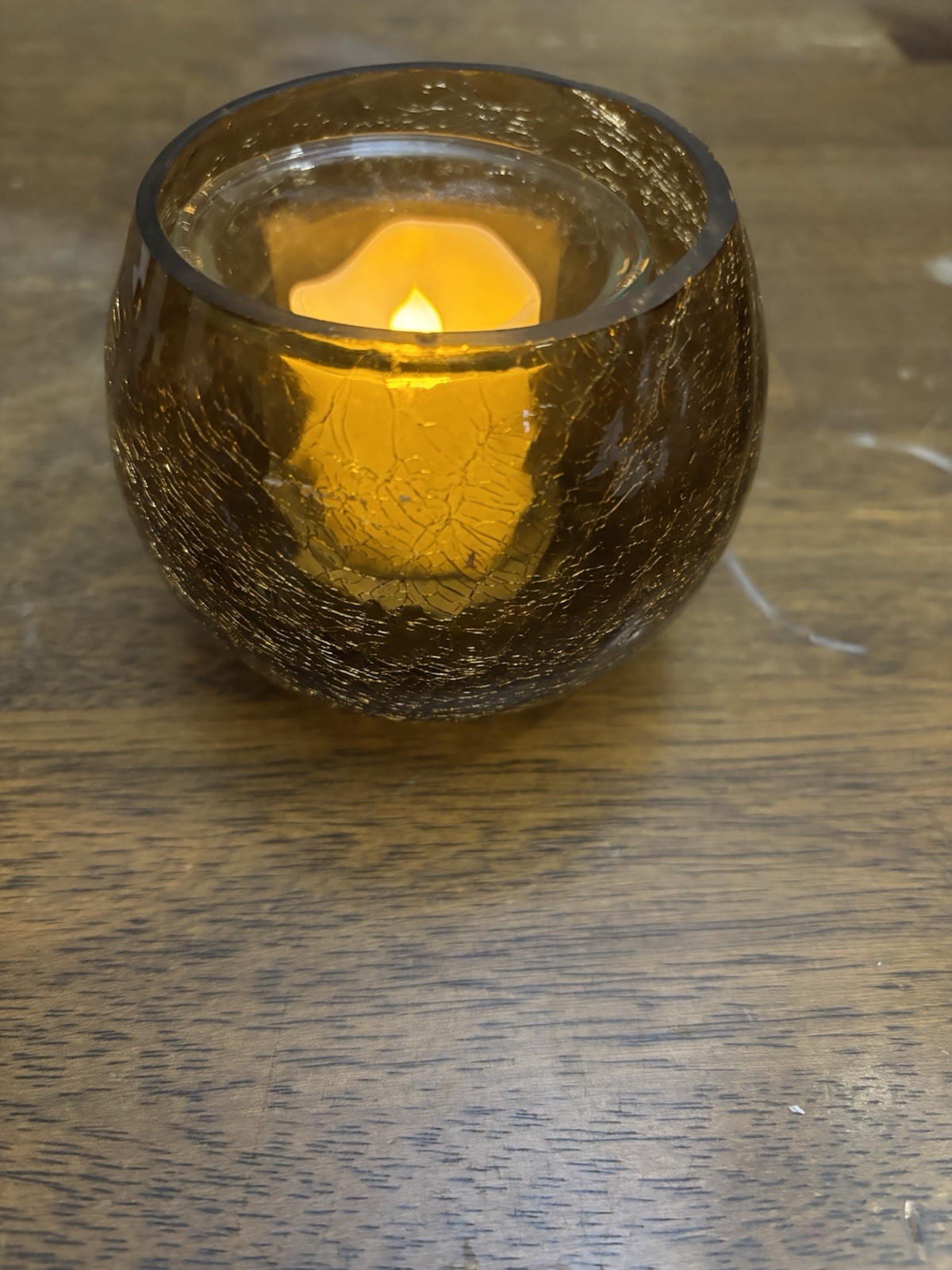 Pier 1 Inspirational Mug Set Amber Crackle Glass Votive Holder Love Conq/Be Stil