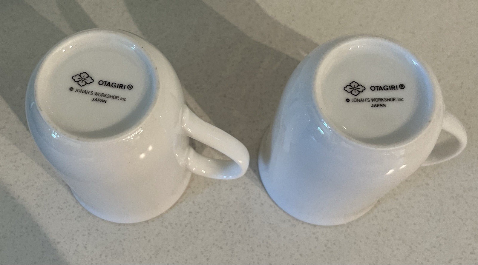 Otagiri Jonah’s Workshop Bunny Rabbit 8oz Coffee / Tea Mug Lot of 2 Vintage