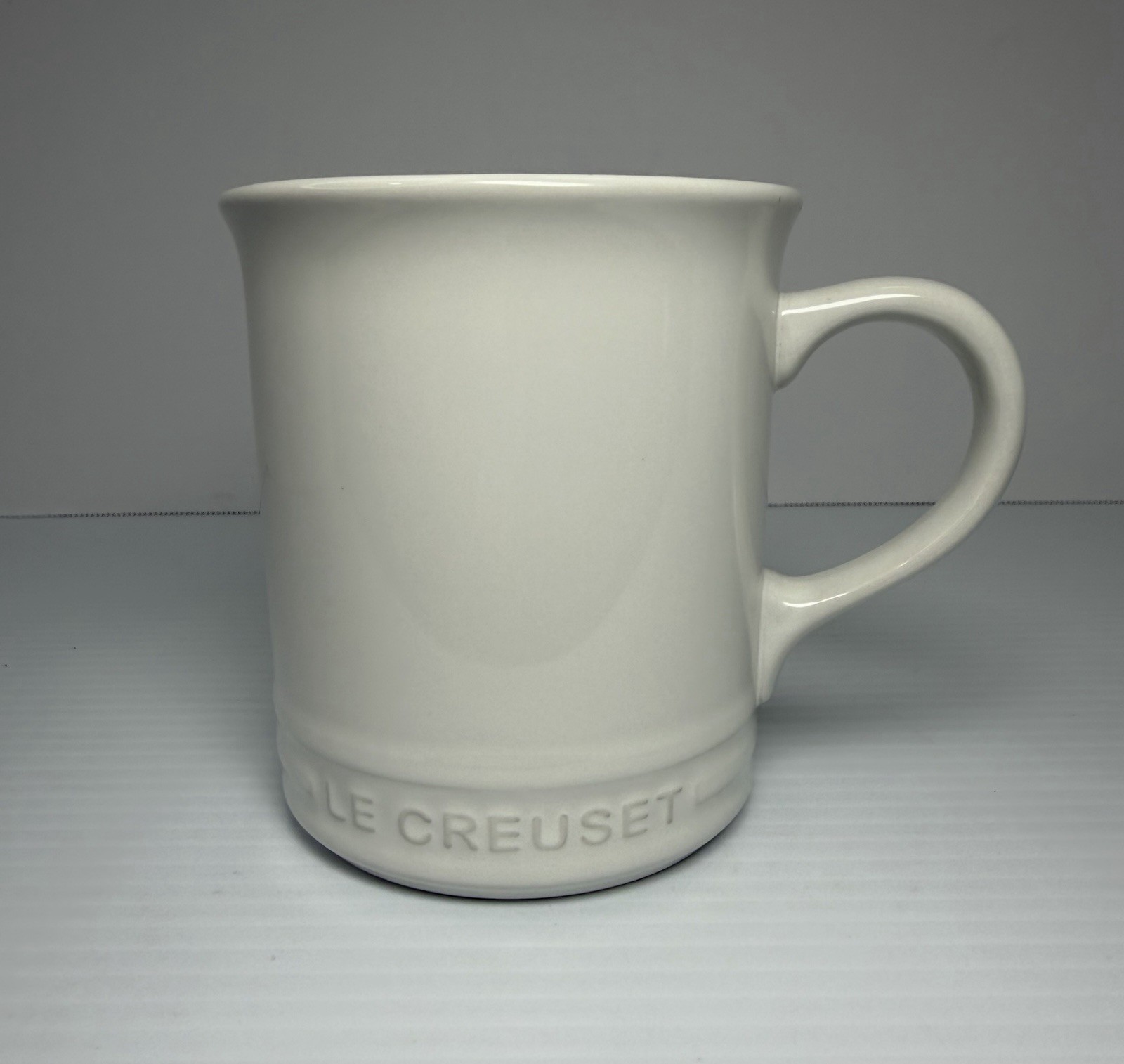 Le Creuset Stoneware Vancouver Mug 14oz. Coffee Cup Ivory White – New