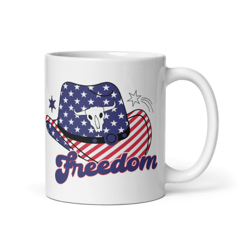 Custom Patriotic Coffee Mug, Choose Your Design, Personalized Gift Cup