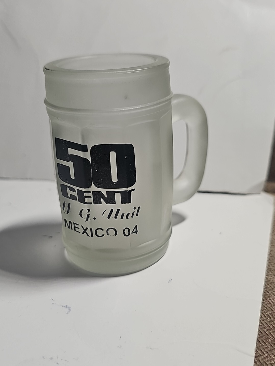 2004 Vintage 50 Cent G-Unit Shot Glass Mini 3″ Handled Mug -Shot Glass – Hip Hop