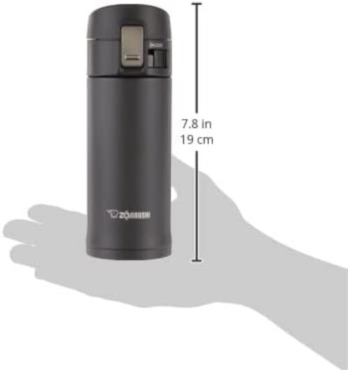 16 Oz Vacuum Insulated Black Mug – Hand Wash Only, Perfect for Adults
