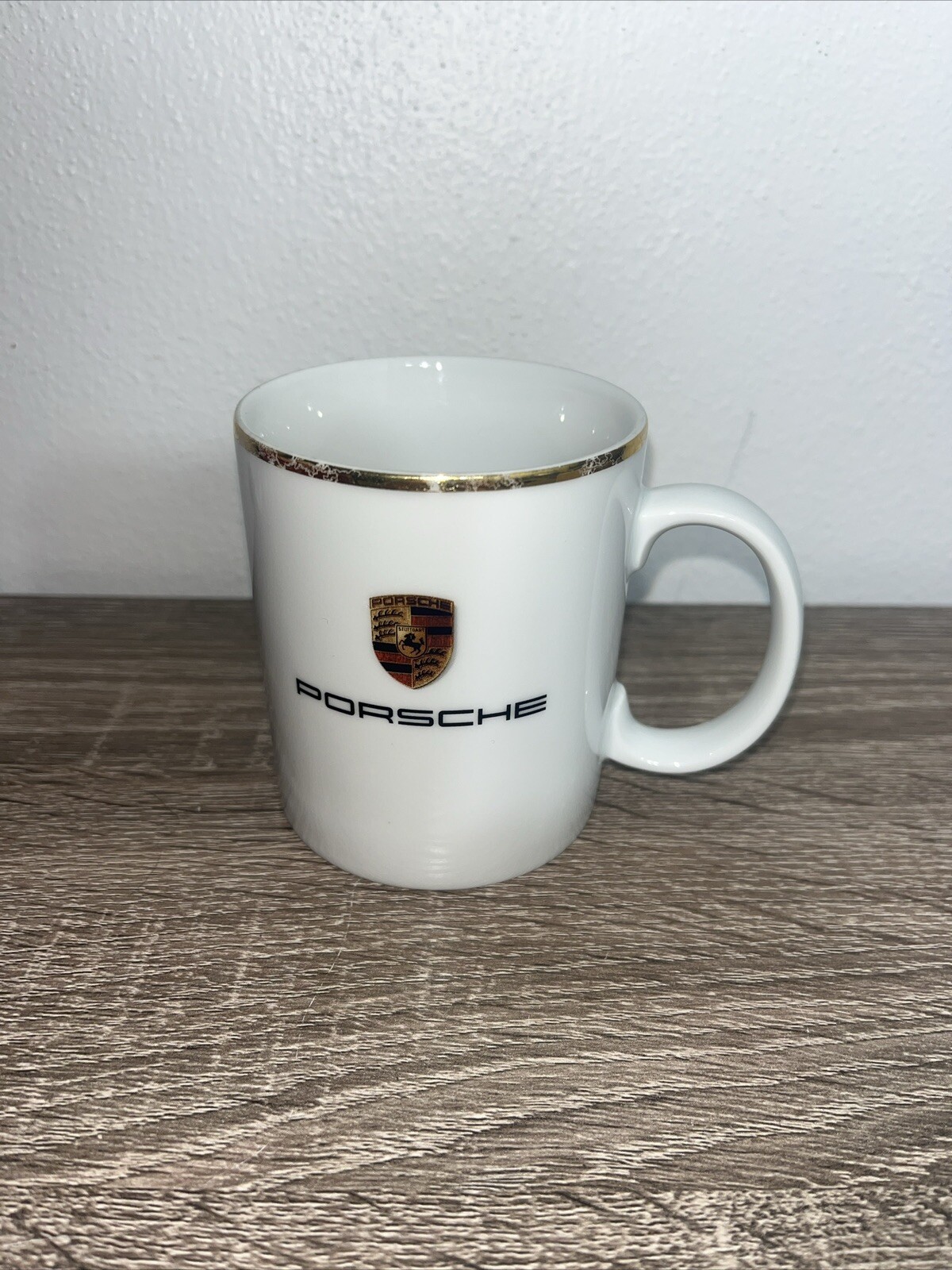 Genuine PORSCHE Logo Collector’s Coffee Mug ~ German Made