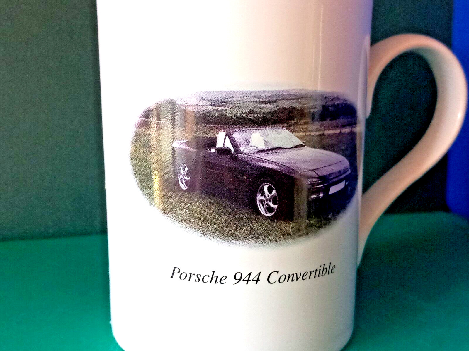PORSCHE 944 CONVERTIBLE COFEE TEA MUG CUP 35cl/12.3oz by TAMS Made in England