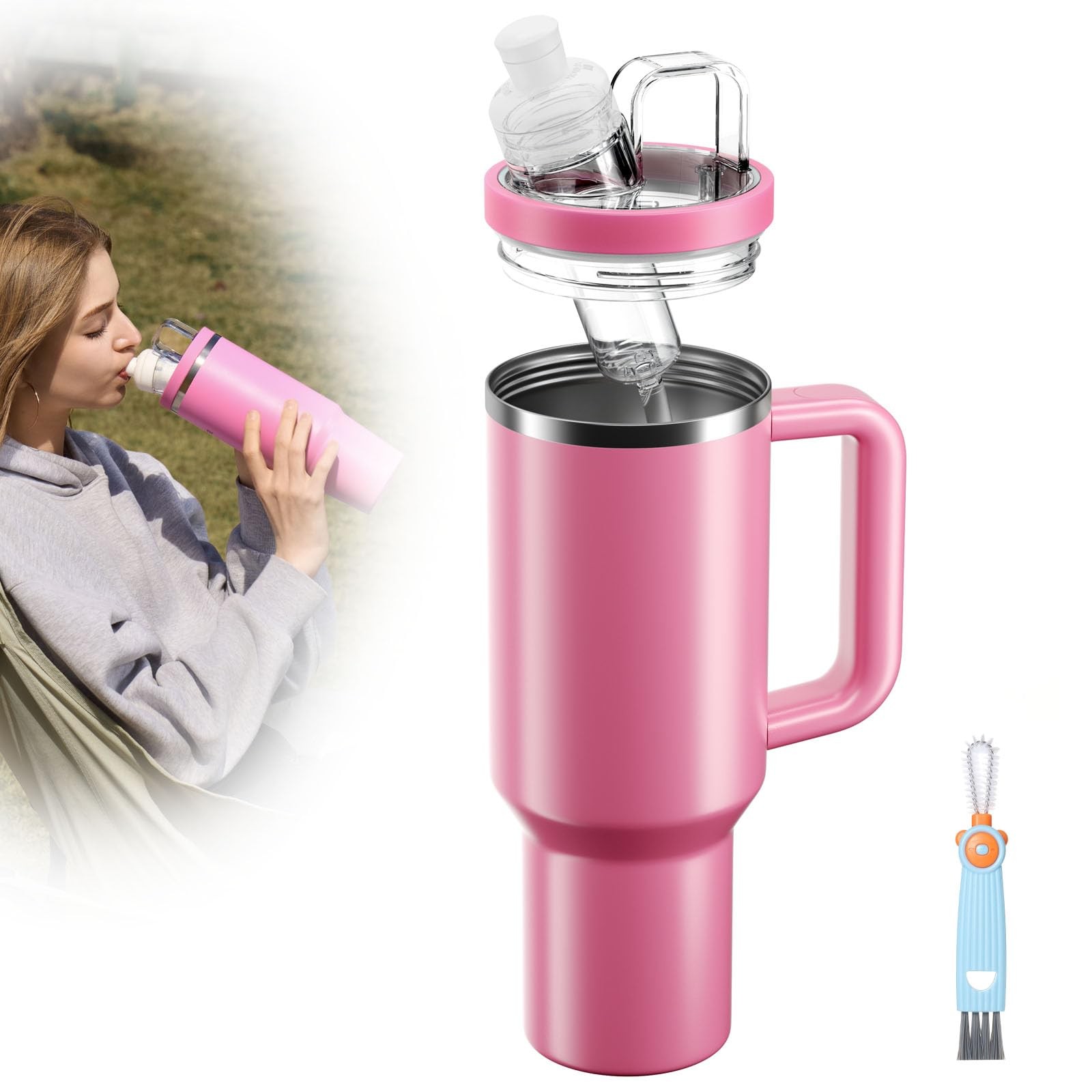Tumbler Adapter for Stanley Compatible with Flavor Cartridges, Fits 30oz / 20…