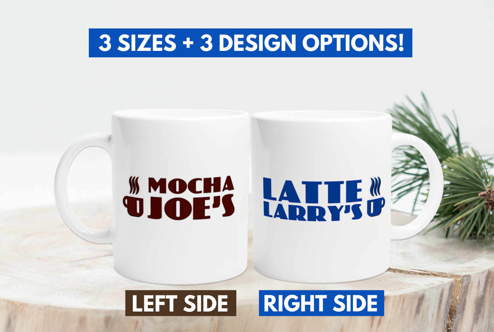 Latte Larry’s Mocha Joe’s Larry David Curb Your Enthusiasm Mug 11oz 15oz 17oz