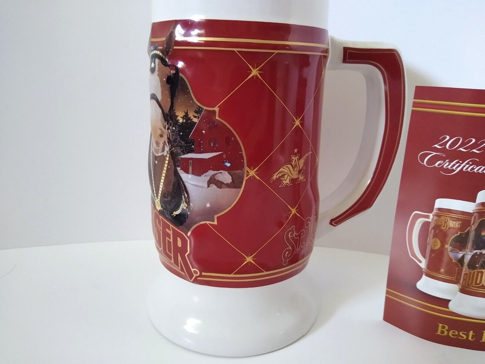 Budwesier Famous Friends 43rd Anniversary Edition Stein 2022 Great Shape!