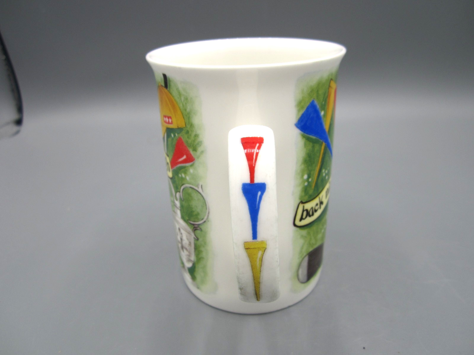 Hole in 1, Roy Kirkham England Golf Theme Multicolor on White 2003 10 oz (485)