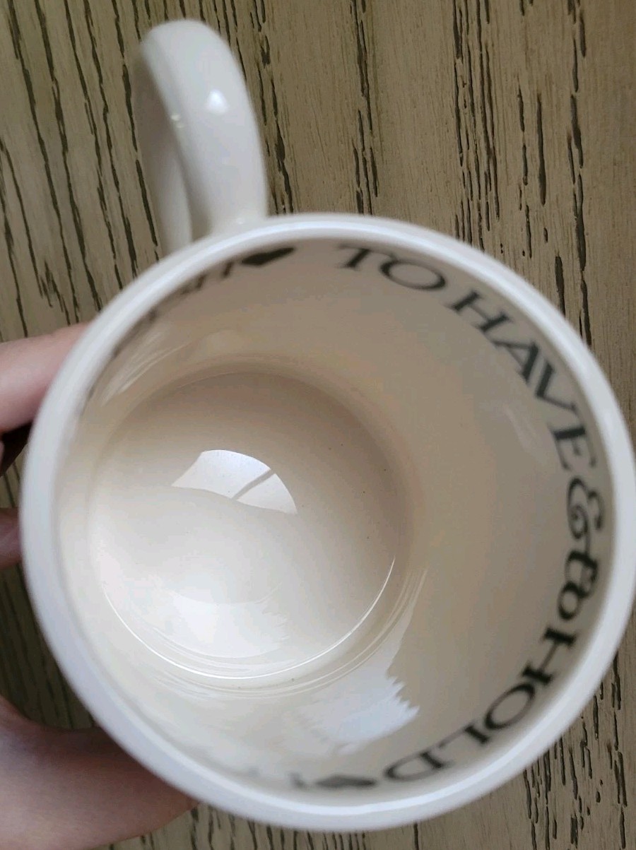 Emma Bridgewater 1/2 Pint “MR” Mug TO HAVE & TO HOLD Groom Wedding Married FLAW