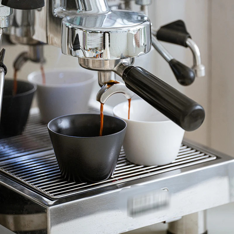 Ceramic Coffee Mug 200/250ML Minimalist Espresso Latte Cup Tea Mug Black White